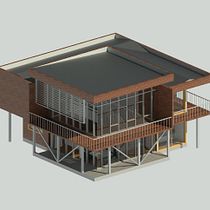 Mi proyecto del curso: Diseño y modelado arquitectónico 3D con Revit. Un projet de 3D, Architecture, Modélisation 3D, Architecture numérique , et ArchVIZ de Micaela Favre - 08.01.2024
