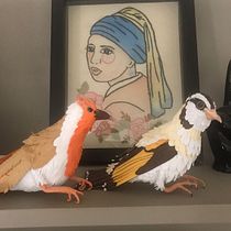Meu projeto do curso: Técnicas avançadas de papercraft: desenhando com papel. Un progetto di Design, Illustrazione tradizionale, Artigianato, Scultura e Papercraft di katiaburgel - 16.01.2024