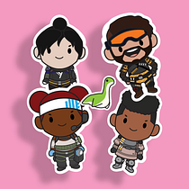 My project for course: Design of Kawaii-Style Characters. Design, Traditional illustration, Character Design, Vector Illustration, and Manga project by Adam Redoblado - 12.30.2023