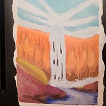 My project for course: Painting Atmospheric Landscapes with Gouache. Traditional illustration, Painting, and Gouache Painting project by Robert - 01.16.2024