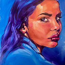My project for course: Expressive Oil Portraiture: Explore the Alla Prima Technique. Un projet de Beaux Arts, Peinture , et Peinture à l'huile de Ann Urban - 16.01.2024