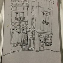 My project for course: Expressive Architectural Sketching with Colored Markers. Sketching, Drawing, Architectural Illustration, Sketchbook & Ink Illustration project by Angela Pomaski - 01.16.2024