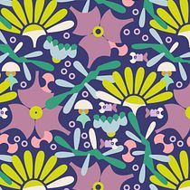 My project for course: Pattern design for homeware products. Projekt z dziedziny Projektowanie graficzne, Projektowanie produktowe, Pattern design, Ilustracja c i frowa użytkownika Wendy Scheerlinck - 19.01.2024