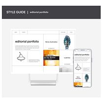 STYLE GUIDE | EDITORIAL PORTFOLIO. Un proyecto de UX / UI, Diseño mobile, Diseño de apps y Diseño de producto digital de Marcos Ripalda - 17.01.2024