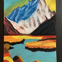 Mon projet du cours : Dessin de paysage aux pastels : jouez avec la lumière. Traditional illustration, Fine Arts, Pencil Drawing, Drawing, and Artistic Drawing project by sandrine GANIER - 01.17.2024