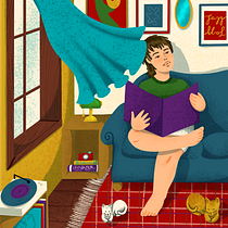 Meu projeto do curso: Ilustração digital colorida no Procreate. Un progetto di Illustrazione tradizionale, Disegno, Illustrazione digitale e Disegno digitale di Carolina Simões - 17.01.2024