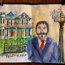 My project for course: Artistic Watercolor Sketching: Dare to Express Your Ideas. Esboçado, Criatividade, Desenho, Pintura em aquarela, e Sketchbook projeto de jttrott - 15.01.2024