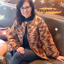 Mi proyecto del curso: Top-down: prendas a crochet de una sola pieza. Fashion Design, Fiber Arts, DIY, Crochet, and Textile Design project by Alicia Taboada - 01.17.2024