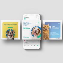 Projeto de Curso: CentroVet Ein Projekt aus dem Bereich Design, Br, ing und Identität, Logodesign, Digitales Design und Briefpapier-Design von Gustavo dos Anjos - 13.07.2023