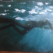 My project for course: Oil Painting: Water and the Human Figure. Fine Arts, Painting, Oil Painting, and Figure Drawing project by heleen.dijkstrano - 01.18.2024