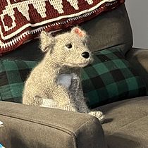 My project for course: Knitting Realistic Stuffed Animals: Make a Puppy from Yarn. Fiber Arts, DIY, and Textile Design project by Roni Almberg - 01.18.2024
