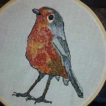 Mein Abschlussprojekt für den Kurs: Malen mit Garn: Textile Illustrationstechniken. Ilustração tradicional, Bordado, e Design têxtil projeto de Gaby Hecker - 18.01.2024