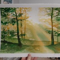 Il mio progetto del corso: Paesaggi incantevoli ad acquerello: dipingi con la luce. Un projet de Peinture , et Aquarelle de elio stramezzi - 18.01.2024