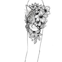 Meu projeto do curso: Ilustração de tatuagens blackwork do zero. Projekt z dziedziny Trad, c, jna ilustracja,  R, sunek, Ilustracja c, frowa, Projektowanie tatuaż, R, sunek c i frow użytkownika Tiago Dias - 19.01.2024