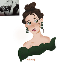 Meu projeto do curso: Retrato de personagens em estilo cartoon com Procreate. Character Design, Digital Illustration, Digital Drawing, and Digital Painting project by Ágata Longo - 01.15.2024