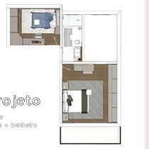 Meu projeto do curso: Design de interiores do início ao fim. Un projet de Architecture d'intérieur, Design d'intérieur, Décoration d'intérieur , et Design d'espace de Lizandra Tesser - 19.01.2024