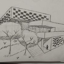 Mi proyecto del curso: Sketching para arquitectura: imagina con papel y pluma. Arquitetura, Esboçado, Desenho, Ilustração arquitetônica, Sketchbook, e Design de espaços projeto de Santiago Alvarado Morales - 19.01.2024