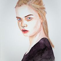 Mi proyecto del curso: Retrato en acuarela a partir de una fotografía. Traditional illustration, Watercolor Painting, and Portrait Drawing project by Enrique Villar - 01.19.2024