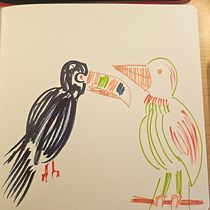 My project for course: Illustration Techniques to Unlock your Creativity. Projekt z dziedziny Design, Trad, c, jna ilustracja,  Sztuki piękne,  Malarstwo, Kreat, wność, Kreat, wne zabaw, z dziećmi i Sketchbook użytkownika Robert - 20.01.2024