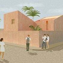Mi proyecto del curso: Representación gráfica de proyectos arquitectónicos. Un projet de Architecture, Design graphique, Architecture d'intérieur, Design d'intérieur, Pa, sagisme, Collage, Architecture numérique et Illustration architecturale de Olympia Oviedo - 21.01.2024