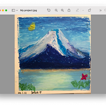 My project for course: Landscapes with Oil Pastels and Crayons: Playing with Light. Fine Arts, Drawing, and Artistic Drawing project by jessieholiya - 01.21.2024