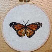 Mon projet du cours : Technique de broderie réaliste. Traditional illustration, Embroider, and Textile Design project by Virginie BRISSEZ - 01.21.2024