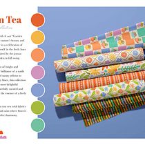 Garden Tea - A Pattern Collection by Megan Cash. Projekt z dziedziny Projektowanie graficzne, Projektowanie produktowe, Pattern design, Ilustracja c i frowa użytkownika megancashdesign - 21.01.2024