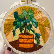 My project for course: Introduction to Botanical Embroidery. Un projet de Broderie , et Design textile de E V - 22.01.2024