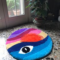 Il mio progetto del corso: Tecnica tufting per la creazione di tappeti. Un projet de Artisanat, Décoration, Art textile, DIY , et Design textile de Noemi Serrone - 22.01.2024