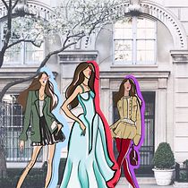 Mi proyecto del curso: Ilustración de bocetos de moda. Een project van Traditionele illustratie,  Schetsen,  Modeontwerp, Digitale tekening y Mode-illustratie van lettersbyene - 22.01.2024