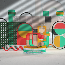 Mi proyecto del curso: Composiciones abstractas con Cinema 4D. Un projet de 3D, Modélisation 3D , et Conception 3D de andres_rojas_90 - 22.01.2024
