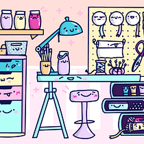 My project for course: Designing Kawaii Worlds: Spread Joy Through Illustration. Character Design, Digital Illustration, and Manga project by Libby Torbeck - 01.21.2024