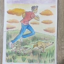 Mi proyecto del curso: Ilustración de escenas narrativas en acuarela. Un progetto di Illustrazione tradizionale, Pittura ad acquerello, Stor, telling, Narrativa e Manga di Luis Alejandro Robayo León - 23.01.2024