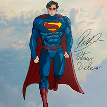 Mi proyecto del curso: Ilustración para cómics: anatomía de un superhéroe. Un progetto di Illustrazione tradizionale, Character design, Fumetto, Disegno a matita e Disegno anatomico di Patricio Veloso - 08.01.2024