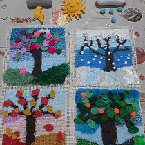 Mi proyecto del curso: Introducción al latch hooking y locker hooking. Decoração de interiores, Tecido, e Design têxtil projeto de erikarossel.e - 23.01.2024