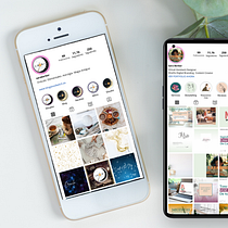 Mi proyecto del curso: Diseño de feed de Instagram con Canva. Un projet de Design graphique, Marketing, Réseaux sociaux, Instagram , et Conception numérique de saraberber - 03.02.2024