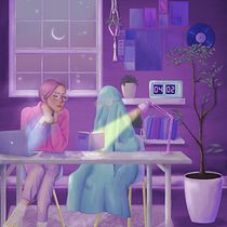 Mi proyecto del curso: Procreate: técnicas de ilustración creativa. Un progetto di Illustrazione tradizionale, Illustrazione digitale e Disegno digitale di Isabella Bermúdez - 23.01.2024
