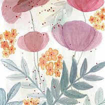 Mein Abschlussprojekt für den Kurs: Blumenkompositionen mit Aquarell: Verbinde dich mit der Natur. Ilustração tradicional, Pintura, Pintura em aquarela e Ilustração botânica projeto de Leoni G. - 23.01.2024