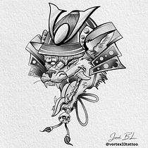 Mi proyecto del curso: Ilustración de tatuajes blackwork desde cero. Projekt z dziedziny Trad, c, jna ilustracja,  R, sunek, Ilustracja c, frowa, Projektowanie tatuaż, R, sunek c i frow użytkownika Jezreel Barrera López - 18.01.2024