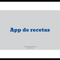 Mi proyecto del curso: Introducción al UX Writing Ein Projekt aus dem Bereich UX / UI, Informationsdesign, Cop, writing und App-Design von Lilia Guadalupe Mancilla Becerra - 24.01.2024