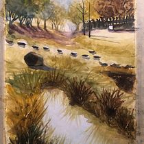 Il mio progetto del corso: Paesaggi naturali ad acquerello. Un progetto di Belle arti, Pittura e Pittura ad acquerello di Adele - 24.01.2024