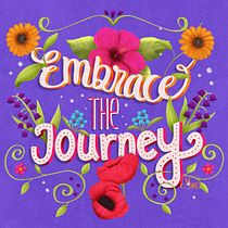 My project for course: Floral Lettering with Procreate. Lettering, and Digital Lettering project by Maria Caro - 01.25.2024