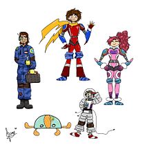 Mi proyecto del curso: Introducción al diseño de personajes para animación y videojuegos. Un projet de Illustration traditionnelle, Animation, Conception de personnages, Jeux vidéo , et Conception de jeux vidéo de Sara Yamile Tijerina Hernández - 25.01.2024