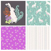 Sprout Mini Collection. Un progetto di Graphic design, Product design, Pattern design e Illustrazione digitale di Melissa McKeagney - 20.01.2024