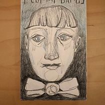 My project for course: Chiaroscuro Creative Portrait with Pencils. Un projet de Illustration traditionnelle, Dessin au cra, on, Dessin de portrait, Dessin artistique, Dessin aux cra , et ons de couleur de Allison Fai - 25.01.2024