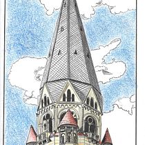My project for course: Detailed Architectural Illustration with Realism and Richness. Projekt z dziedziny  Architektura, Sketching,  R, sunek, R, sunek realist, czn,  R i sunek architektoniczn użytkownika k.anusiewicz - 26.01.2024