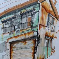 My project for course: Expressive Architectural Sketching with Colored Markers. Sketching, Drawing, Architectural Illustration, Sketchbook & Ink Illustration project by Louise Withers - 01.15.2024