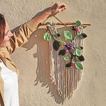 Il mio progetto del corso: Macramè 3D per decorazioni da parete botaniche. Un proyecto de Artesanía, Interiorismo, Tejido, Macramé y Diseño textil de Thai Barbetta - 12.10.2023