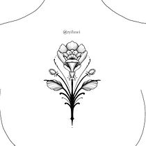 My personal project: blackwork botanic. Ilustração tradicional, Ilustração digital, Desenho de tatuagens, Ilustração botânica, e Concept Art projeto de Carmen García-Espantaleón - 26.01.2024