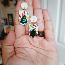 My project for course: Polymer Clay Jewelry Design for Beginners. Accessor, Design, Arts, Crafts, Jewelr, Design, and DIY project by Petu A Mano - 01.27.2024